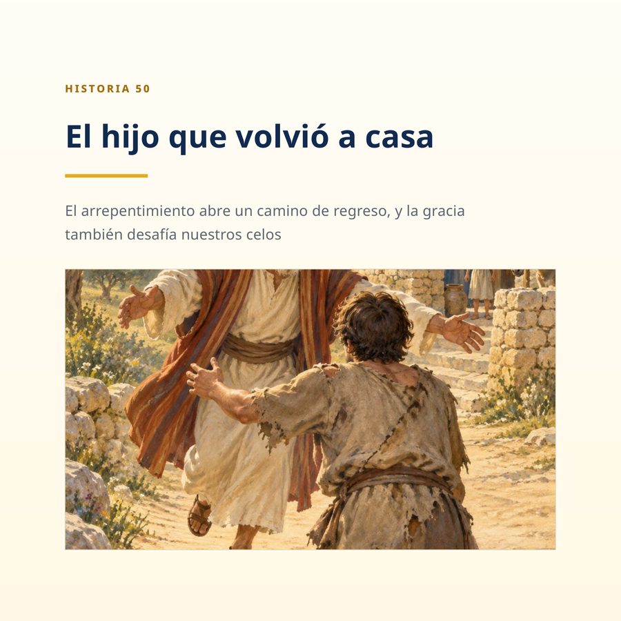 Página real del producto: Historia 50 — El hijo que volvió a casa