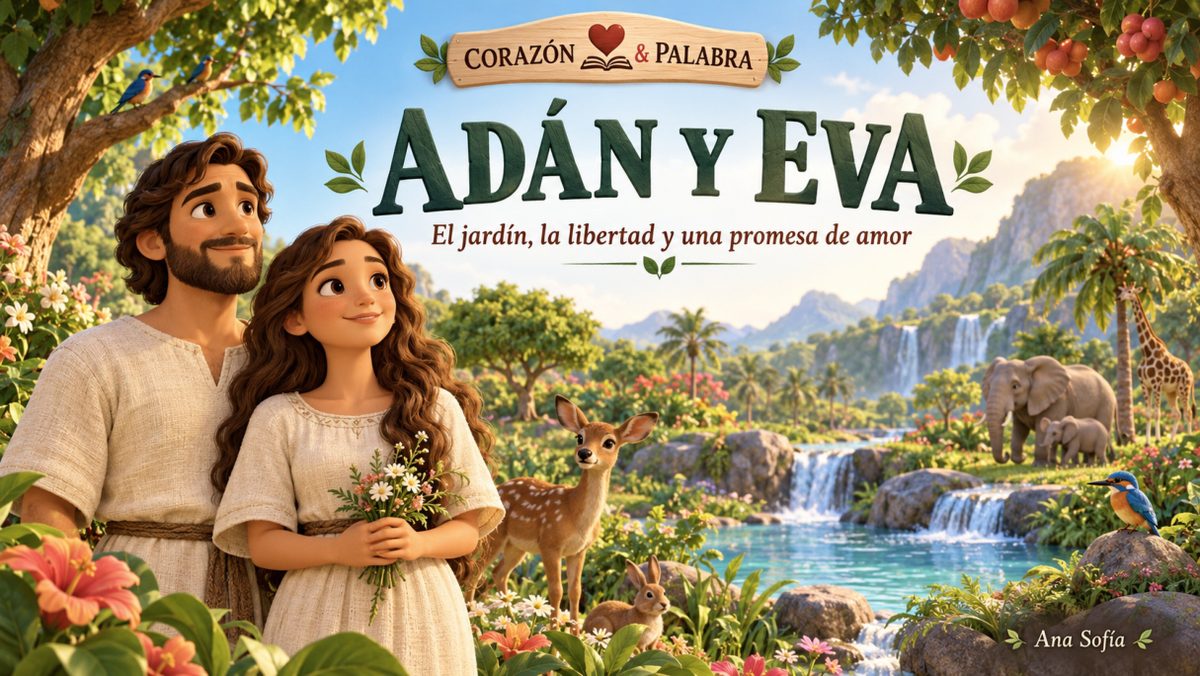 Página real del producto: la portada de «Adán y Eva»